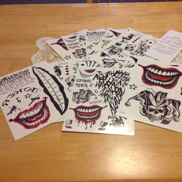 Halloween temporary tattoos bundle, holiday fun - Picture 1 of 7